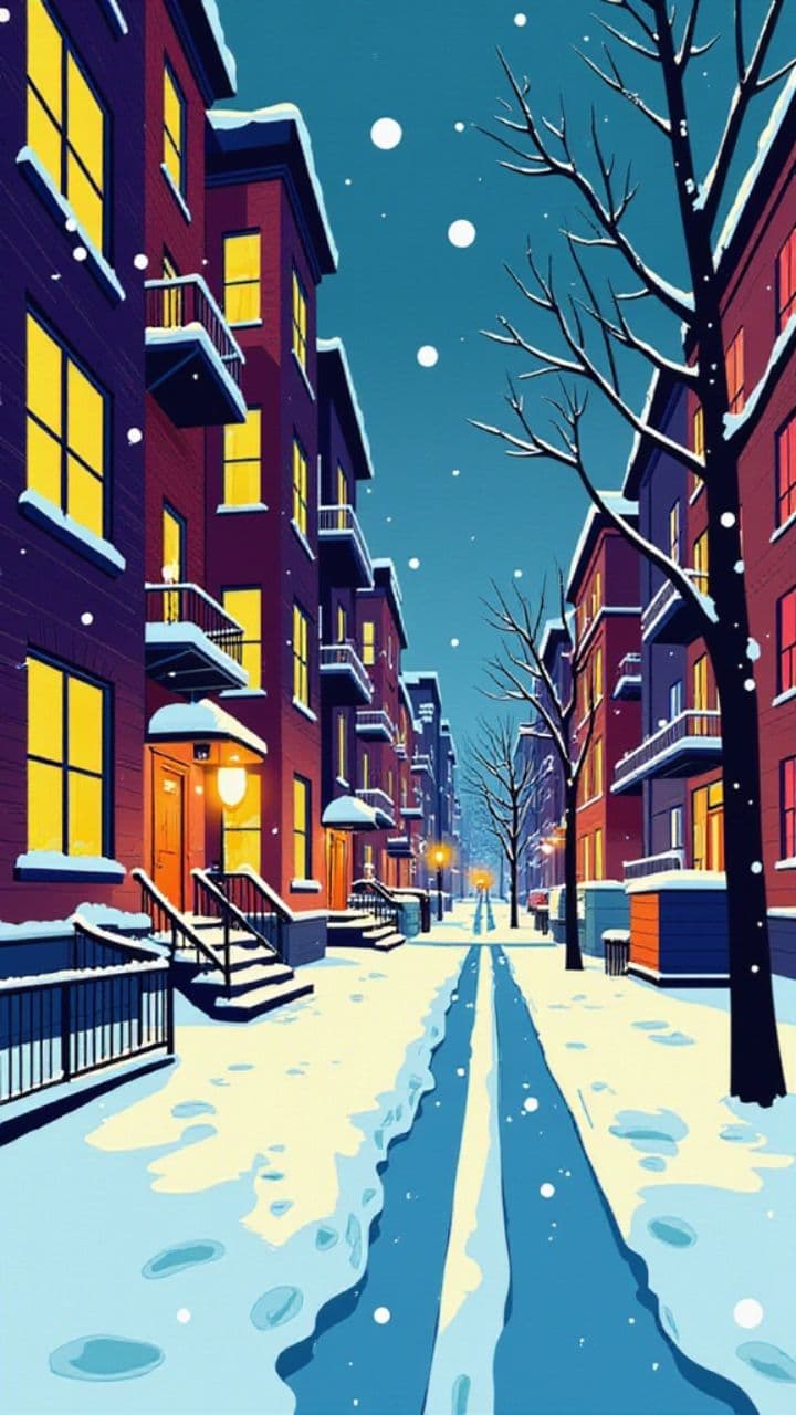 Winter in the Hood