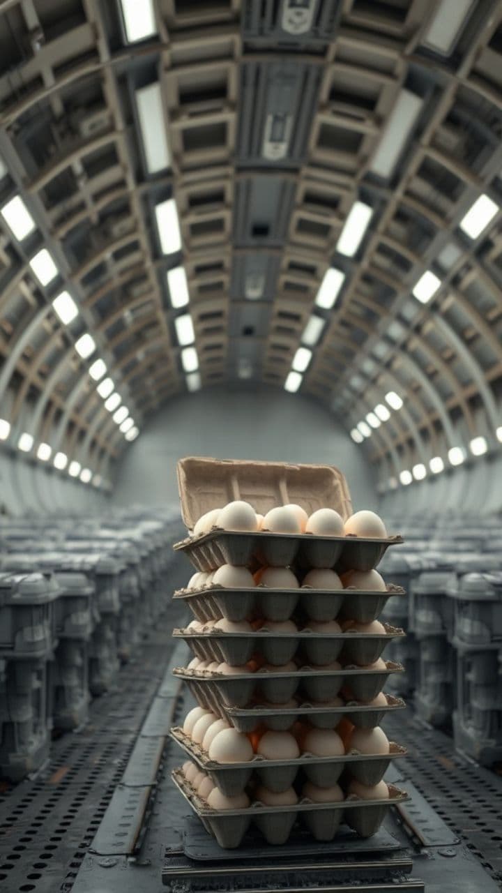 The Parachuting Egg
